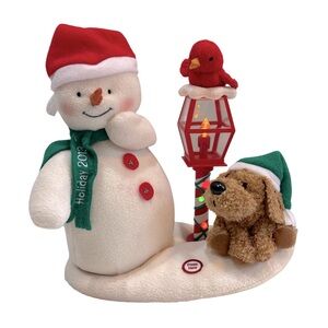 Hallmark Jingle Pals Snowman, Dog, Cardinal Lamp Post Animated Holiday‎ 2013